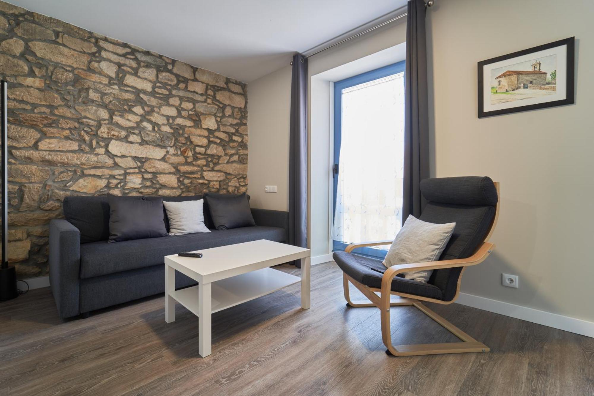 Apartamentos Carballal Palas de Rei Bagian luar foto
